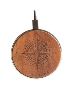 Wireless Charger - Compass (Dark)