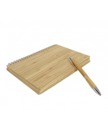 Bamboo Notebook and Pen