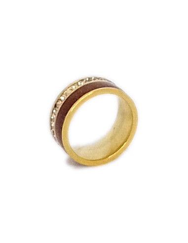 Anillo - Diamantes Dorados