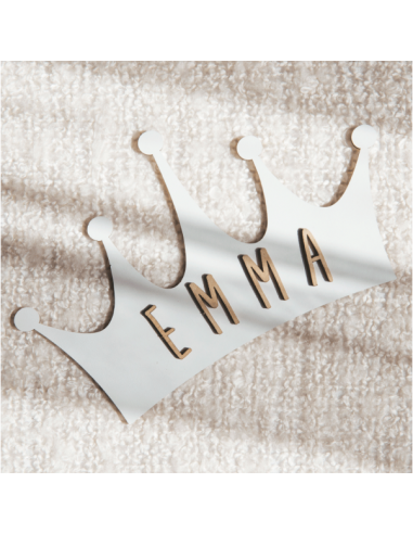 Decorative Crown Plate WHITE