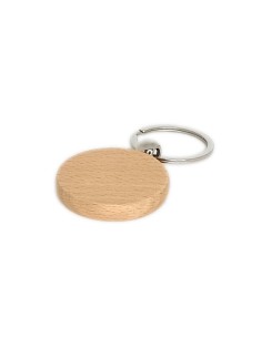 copy of Wooden Key Ring - Customizable round
