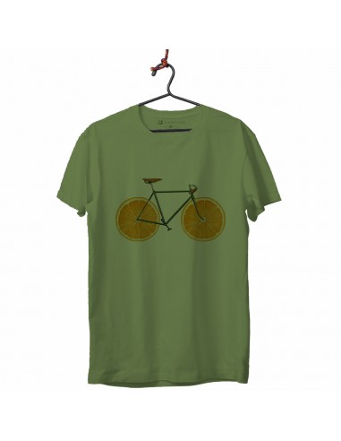 Camiseta Unisex - Bici naranjas