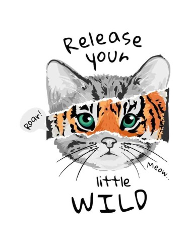 Bolsa Tote - Gato Little Wild