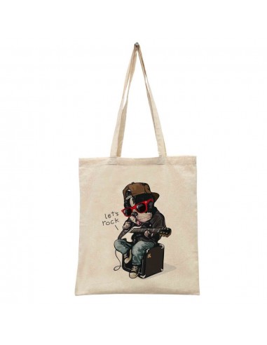 Bolsa Tote - Perro let's rock