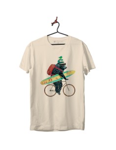 Kids T-shirt - Bear surfer