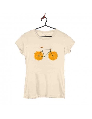 T-shirt Woman - Orange Bike