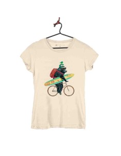 T-shirt Woman - Bear Surfer