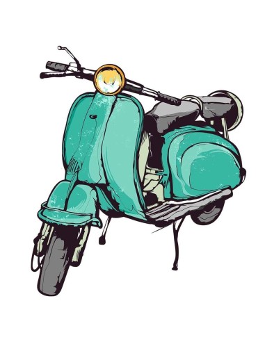 Camiseta Mujer - Vespa Verde