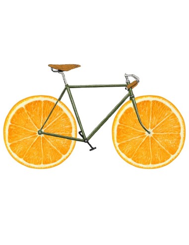 Unisex Sweatshirt - Orange Bike