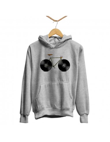 Sudadera Unisex - Bici discos hoodie