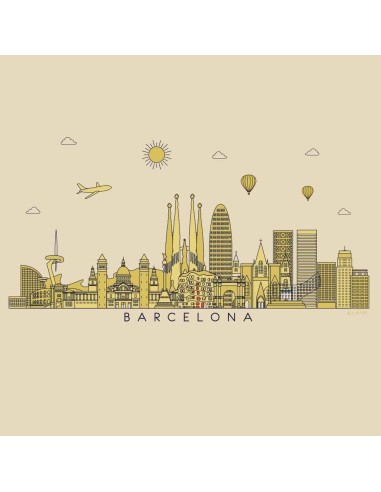 Sudadera Unisex - Skyline BCN hoodie