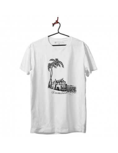 Camiseta Unisex  - Furgo palmera...