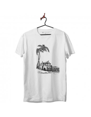 Camiseta Unisex  - Furgo palmera...