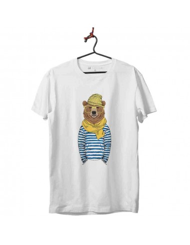 Camiseta Unisex  - Oso bufanda