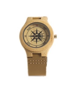 Leather Watch - Compass