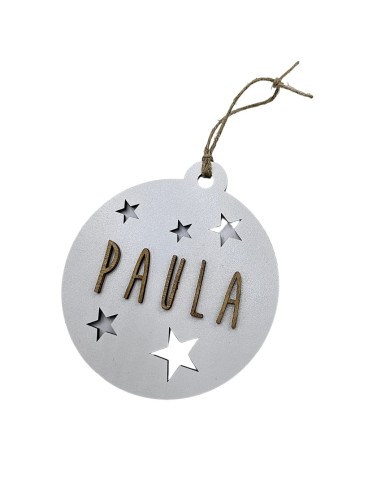 Placa Decorativa Corona MADERA