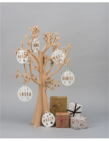 Placa Decorativa Corona MADERA