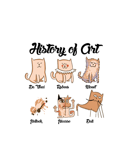 Camiseta Unisex  - History of art