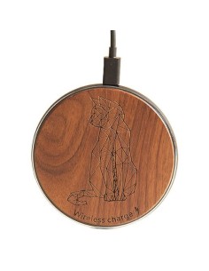 Wireless Charger - Cat (Dark)