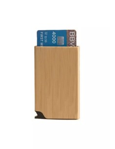 Tarjetero de Madera con Bloqueo RFID - Hasta 6 tarjetas - DISEÑO PERSONALIZADO 2