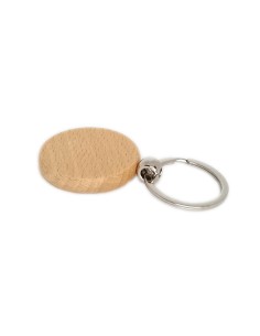 copy of Wooden Key Ring - Customizable round 2