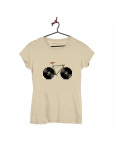 Camiseta Mujer - Bici discos