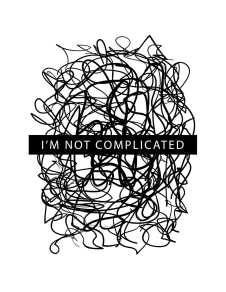 Women Shirt - I'm not complicated