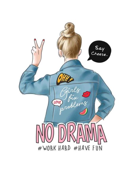 Women Shirt - No drama