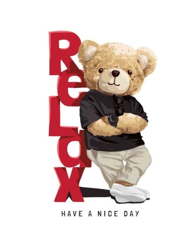 Tote Bag - Relaxing Bear