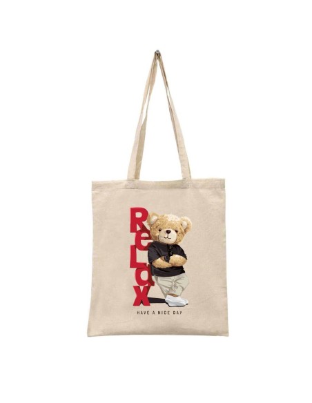 Tote Bag - Relaxing Bear