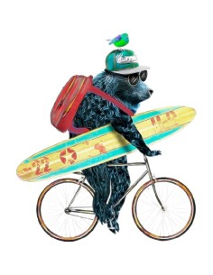 Camiseta Kids - Oso surfero 2