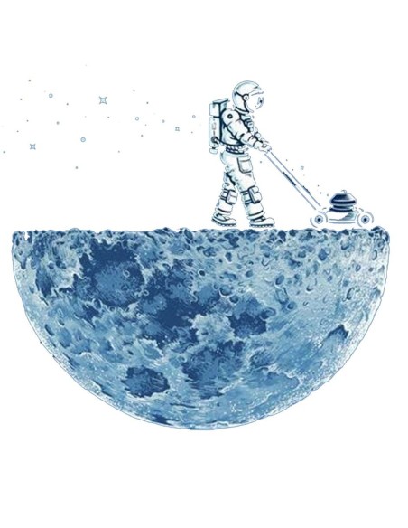 Unisex sweatshirt - Moon mower