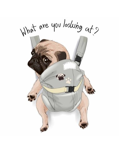 Unisex T-shirt - Hanging dog (back)