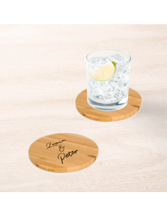 Posavasos de bambú Redondo 2