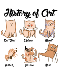 Camiseta Unisex  - History of art